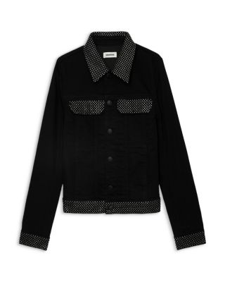 Kioky Rhinestone Denim Shirt