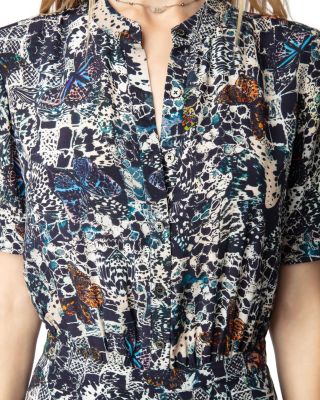 Rimaz Soft Butterfly Print Dress