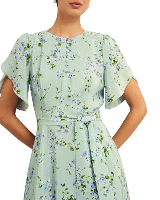 【HOBBS LONDON】Sophia Silk Belted Dress シルク ベルト付 Sophia Silk Belted Dress | Hobbs US |