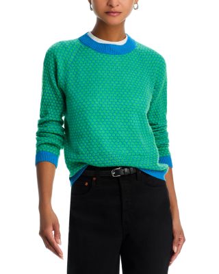 Jumper 1234 - Honeycomb Cashmere Crewneck Sweater