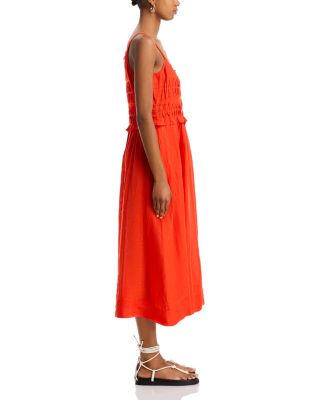 Sea Zora Solid Tank Button Down Midi Dress | Bloomingdale's