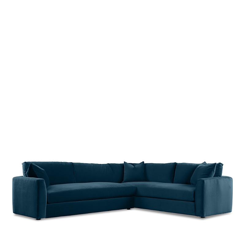 Bloomingdale's Whittier 2 Piece Sectional Sofa In Banks Denim