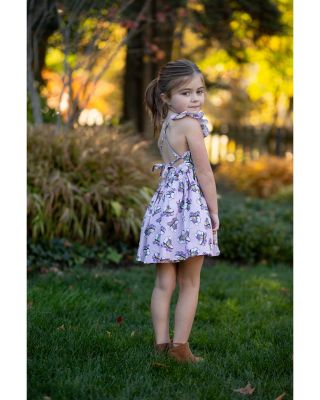 Girls' Ruffle Sleeve Dress in Rollerskates - Little Kid, Big Kid