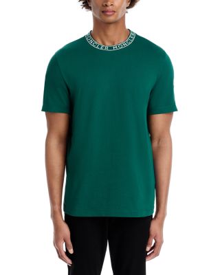 Cotton Embroidered Logo Graphic Tee 