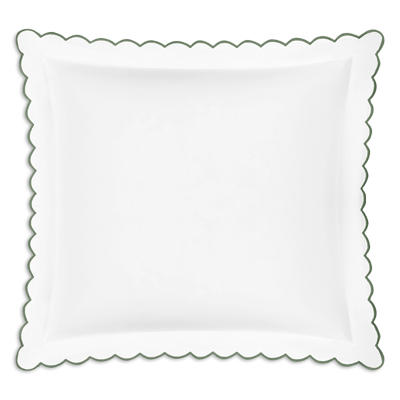 Matouk Dakota Percale Euro Sham In Palm