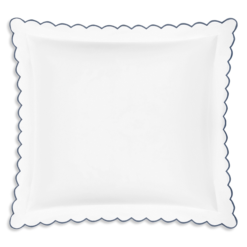 Matouk Dakota Percale Euro Sham In Blue