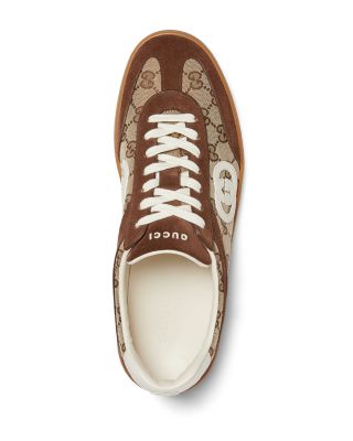 Men's Suede Interlocking G Logo Sneaker