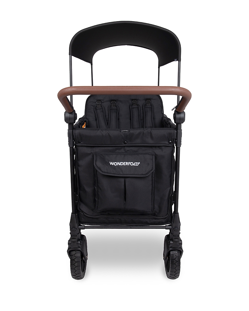Wonderfold W6 Pro 6 Seater Stroller Wagon In Jet Black