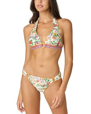 Shoshanna - Ring Halter Bikini Top & Classic O Ring Bikini Bottom
