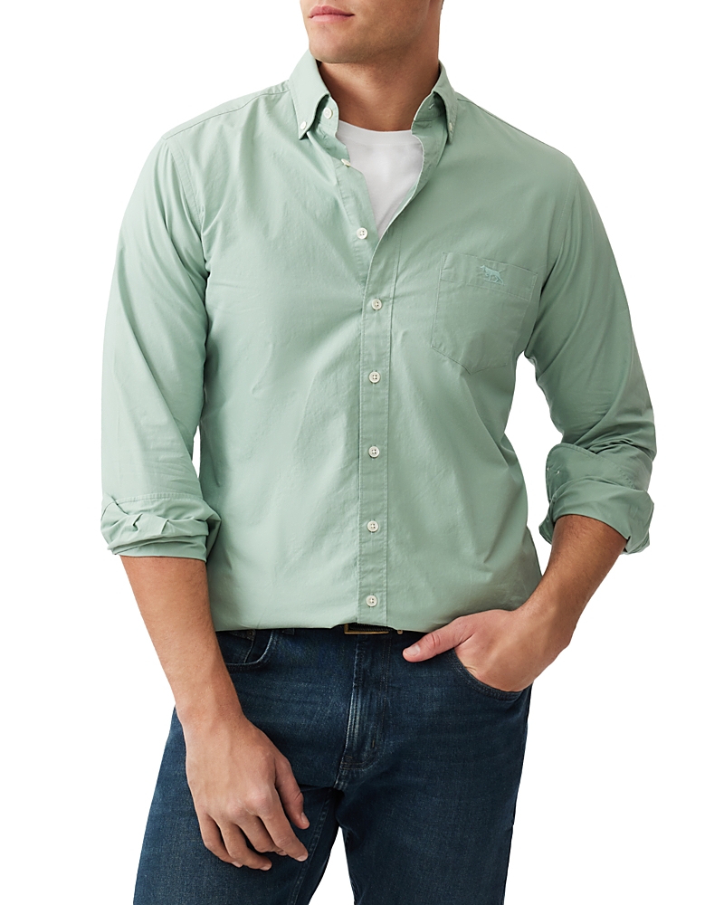 Rodd & Gunn Hendrick Slim Fit Button Down Shirt In Green