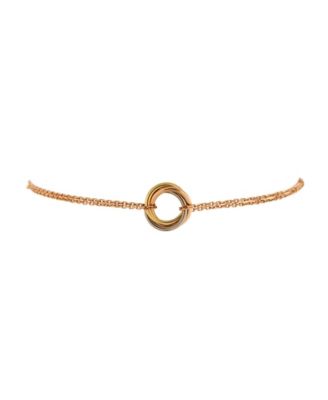 Pre-Owned Cartier Trinity Chain Bracelet 18K Tricolor Gold