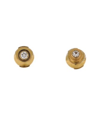 Pre-Owned Cartier - d'Amour Stud Earrings 18K Gold and Diamonds