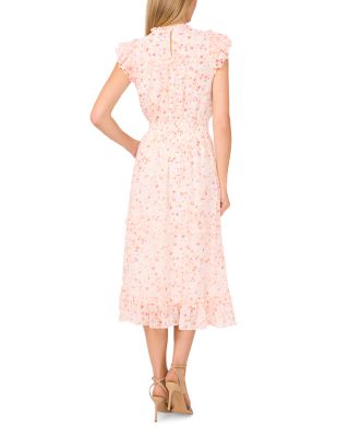 Flutter Sleeve Midi Dress