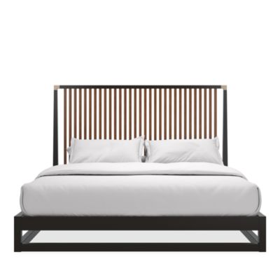 Pinstripe Slatted Bed