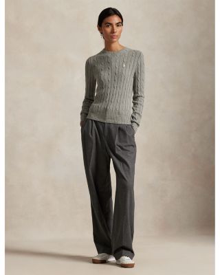 Cotton Cable Knit Sweater