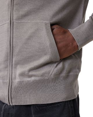 Mode Merino Wool Slim Fit Full Zip Hoodie