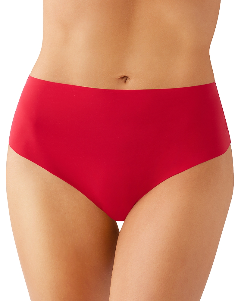 B.tempt'd By Wacoal B. Tempt'd By Wacoal B. Bare Hi Waist Thong In Crimson Red