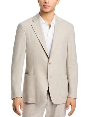 Vince - Linen & Wool M&eacute;lange Solid Slim Fit Suit Jacket