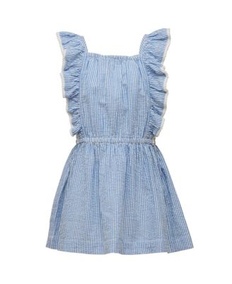 Girls' Cornflower Frilled Beach Dress - Little Kid, Big Kid