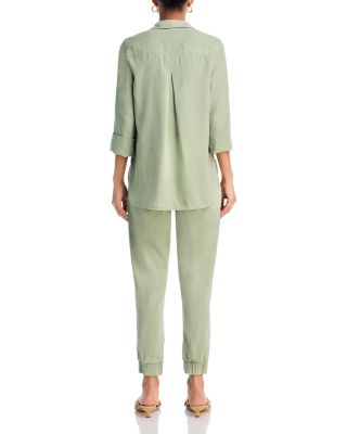 Button Down Top & Jogger Pants