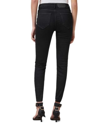 Miller Size Me High Rise Skinny Jeans in Black