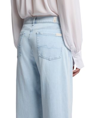 Lotta High Rise Wide Leg Jeans in Malibu Sky 