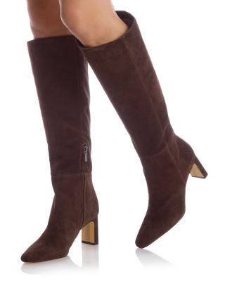 Women&#39;s Sylvia Wide Calf Pointed Toe High Heel Boots