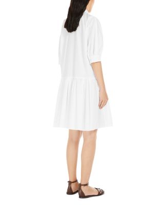 Max Mara Studio Caronte Flounce Hem Shirt Dress | Bloomingdale's Women