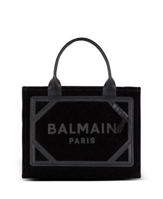 Balmain - Women's Small Suede B-Army Tote Bag