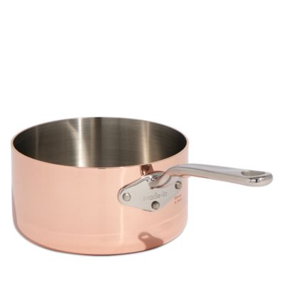 Copper 1.9 Qt. Saucepan and Lid