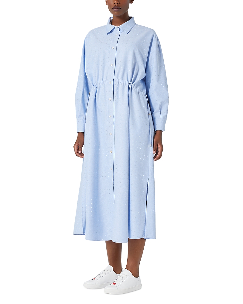 MARINA RINALDI SPORT 1A USCITA EGIZI LONG SLEEVE SHIRT DRESS