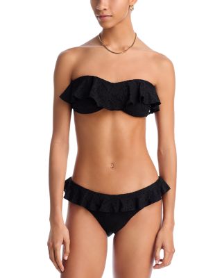 AQUA - Ruffled Bikini Top & Bottom - Exclusive