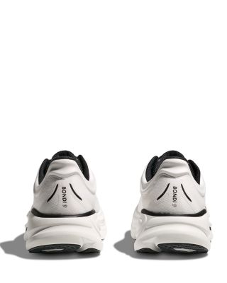 Men's Bondi 9 Running Sneakers in White Black