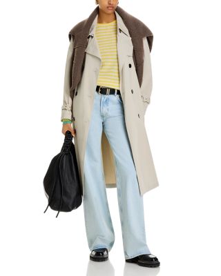 Cashmere Tipped Little Stripe Sweater