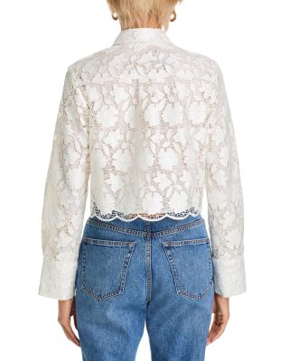 Beatrix Long Sleeve Collared Button Front Top