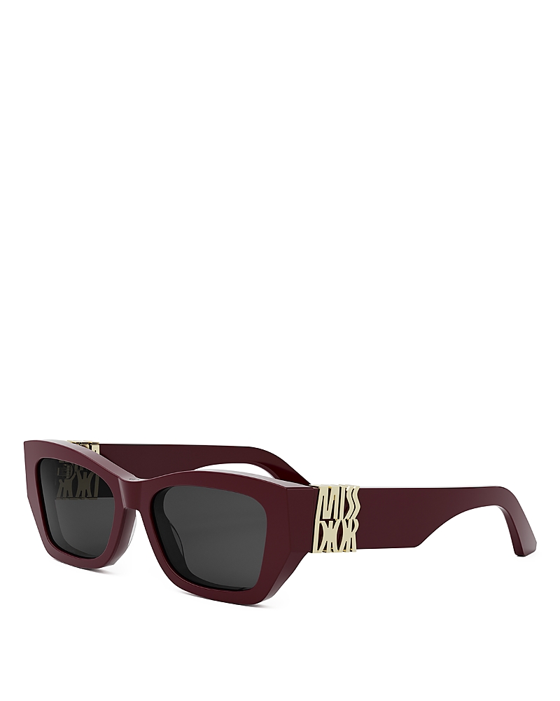 Dior Miss S1i 55mm Square Sunglasses In Burgundy