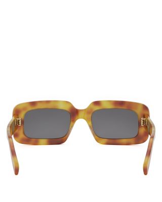 Triomphe Rectangular Sunglasses, 53mm