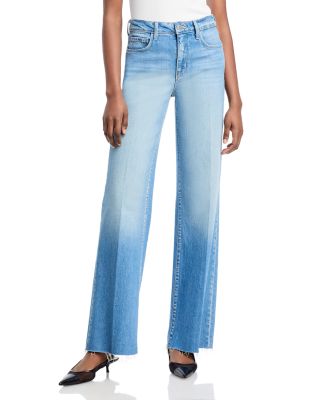 L'AGENCE - Scottie High Rise Wide Leg Jeans in Calloway