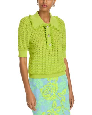 Essentiel Antwerp - Ruffled Polo Top