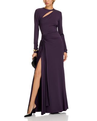 Long Sleeve Jersey Gown