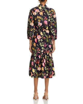 Hutton Floral Midi Dress