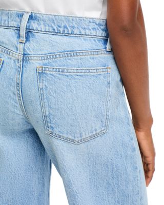 The Lou Lou Low Rise Wide Leg Jeans in Elegant