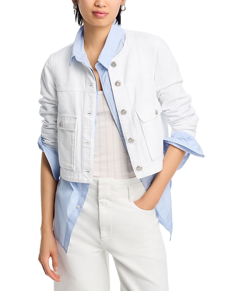 Rag & Bone Featherweight Drew Jacket In Optic White