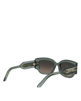 DiorSignature S13I Rectangle Sunglasses, 52mm