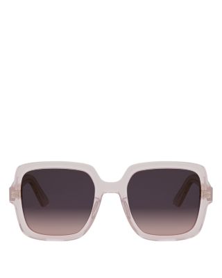 DiorMidnight S4I Square Sunglasses, 54mm