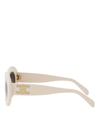 Triomphe Round Sunglasses, 52.9mm