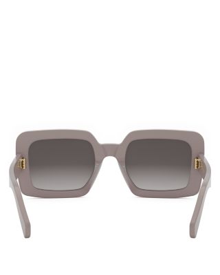 Triomphe Square Sunglasses, 56mm