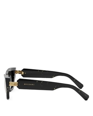 B.Zero1 Rectangular Sunglasses, 54mm