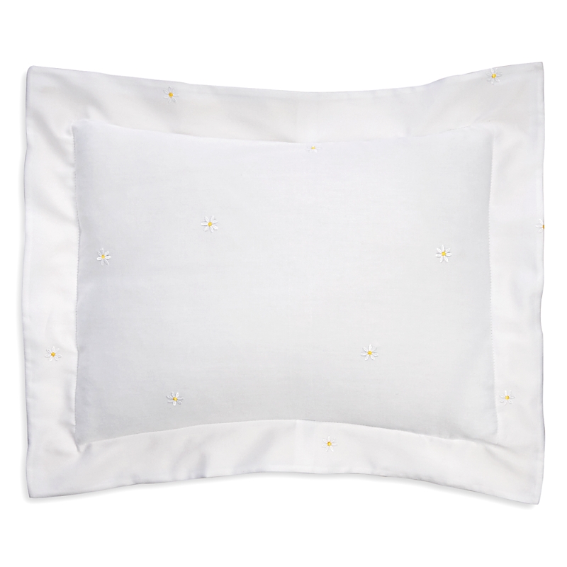 Schlossberg Daisy Embroidered Blanc Sham, Boudoir In White