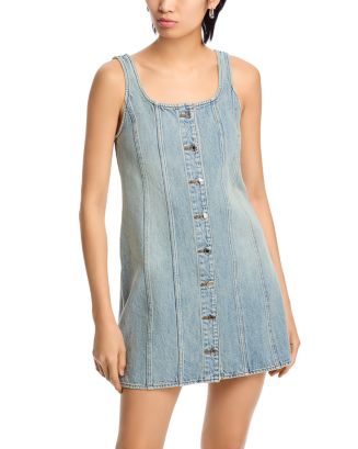 rag & bone Laney Denim Mini Dress | Bloomingdale's